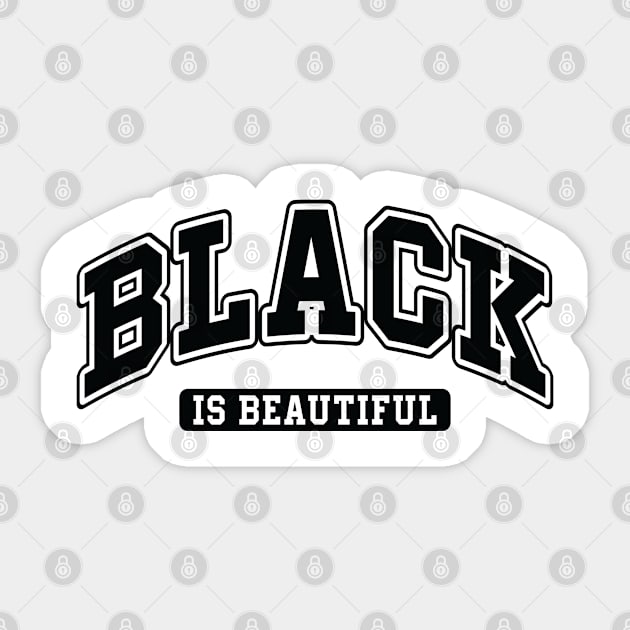 Black is Beautiful Sticker by UrbanLifeApparel